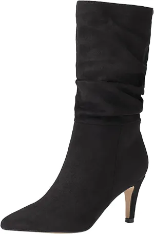 2023 Fall High Heeled Suede Mid Heeled Sexy Pointed Toe Fashion Boots Women's Shoes Glam Boots