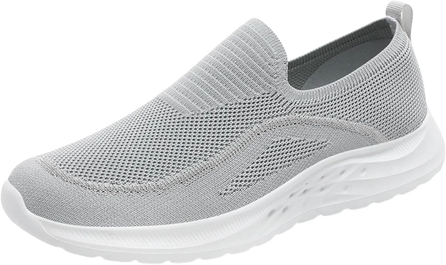 Arch Support Sports Shoes for Men Lightweight Cushion Sneaker Convenient Slip On Shoes Jogging Walking Sneaker
