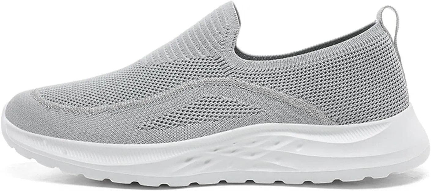 Arch Support Sports Shoes for Men Lightweight Cushion Sneaker Convenient Slip On Shoes Jogging Walking Sneaker