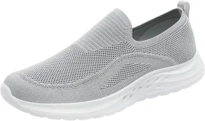 Arch Support Sports Shoes for Men Lightweight Cushion Sneaker Convenient Slip On Shoes Jogging Walking Sneaker