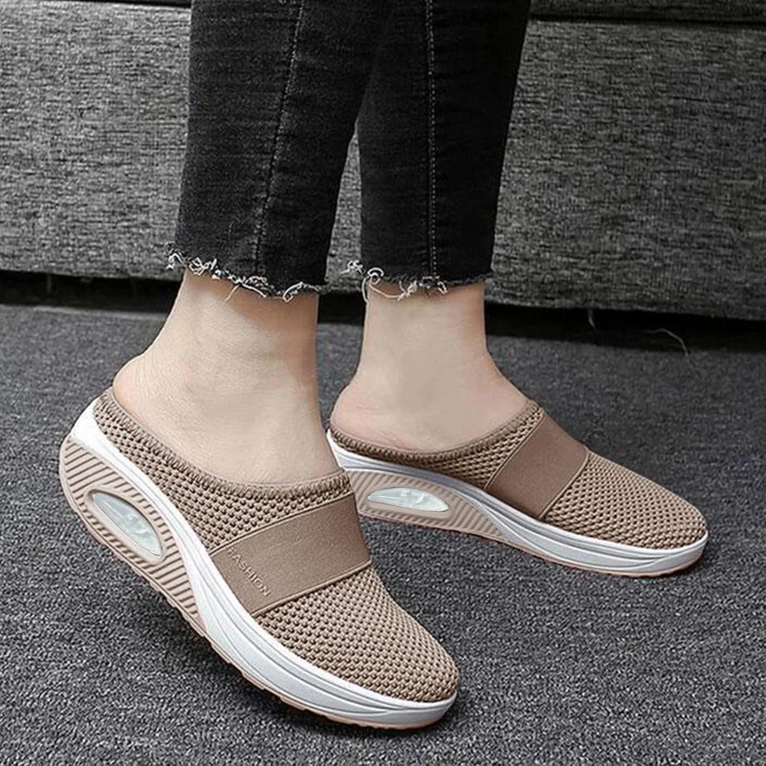 Black Casual Sneakers for Women Platform Women's Black Slip On Tennis Shoes Walking Shoes for Women Slip Ons Women's Sneakers Wide Feet Zapatos Cerrados De Mujer De Vestir Elegantes Comodos