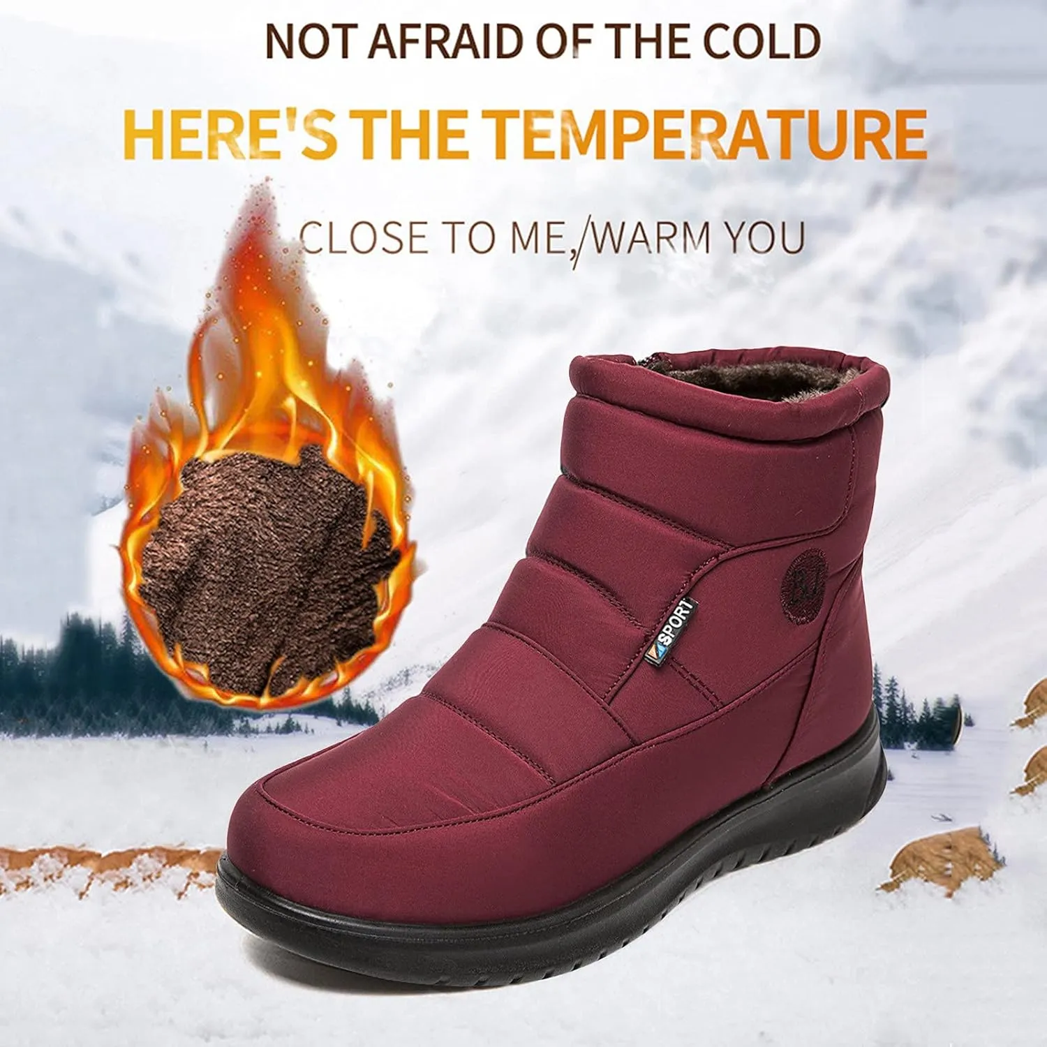 Booties for Women for Fall Womens Ankle Boots Low Heel Leather Ankle Flat Boots for Women Tall Ankle Boots Low Heel Ankle Rain Boots for Women 2024 Ankle Cowboy Boots for Women