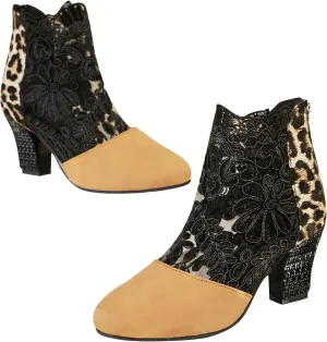 Boots Women Beige Boots for Women Cow Boots for Women Wide Calf Boots Women'S Ankle Boots & Booties Comfort White Boots Men