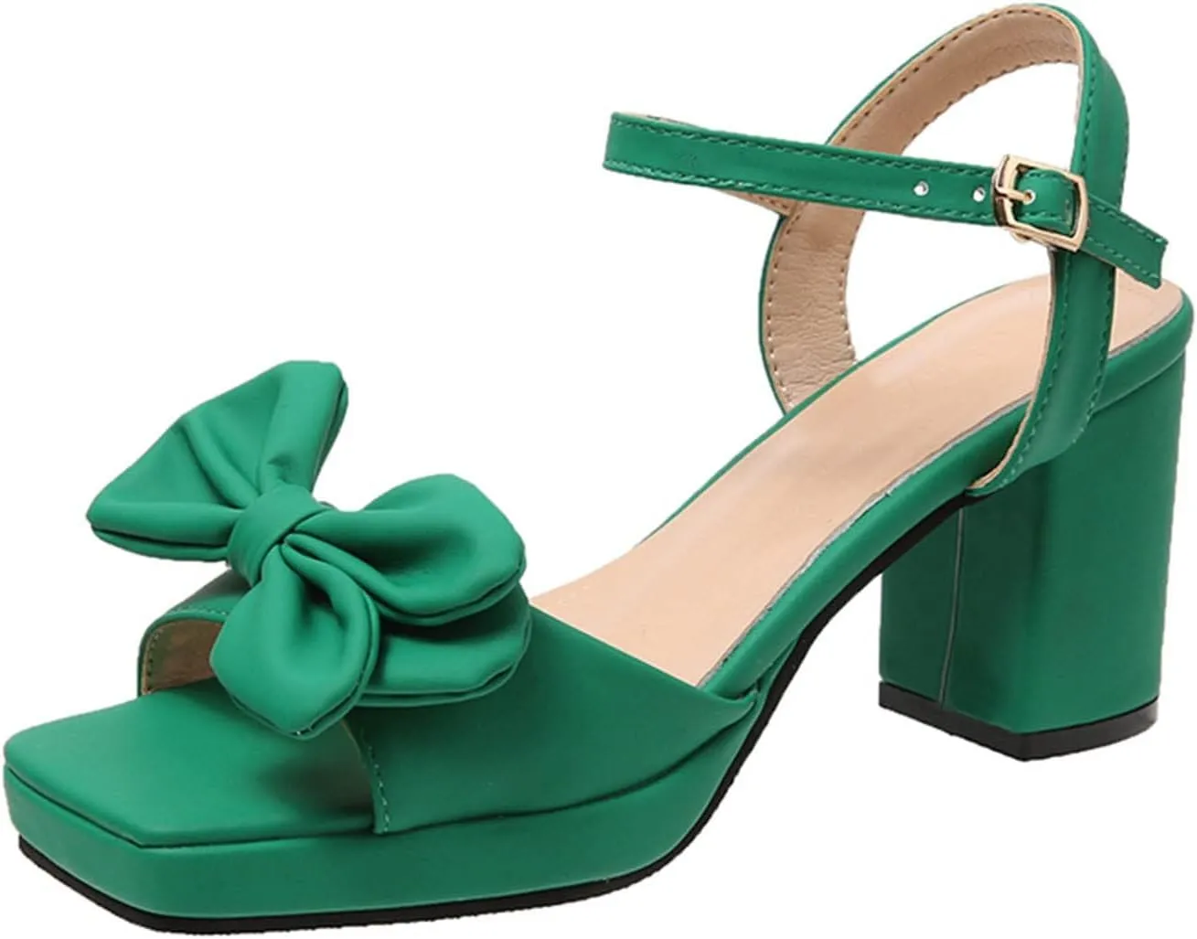 Borne Shoes Shoes Women Sandals Sandals for Women Ladies Chunky Heel High Heel Fish Mouth Sandals