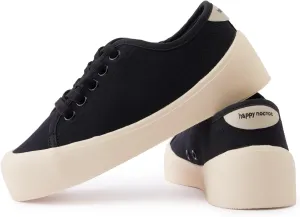 Boys Girls Kids Shoes Lace-up Cupsole Casual Lightweight Canvas Sneakers with Soprt Sole