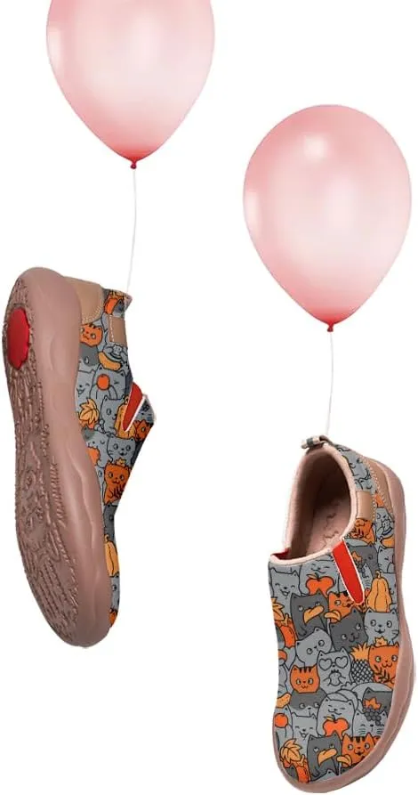 Boys Slip On Shoes Girls Loafers Cartoon Painted Sneakers