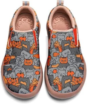 Boys Slip On Shoes Girls Loafers Cartoon Painted Sneakers