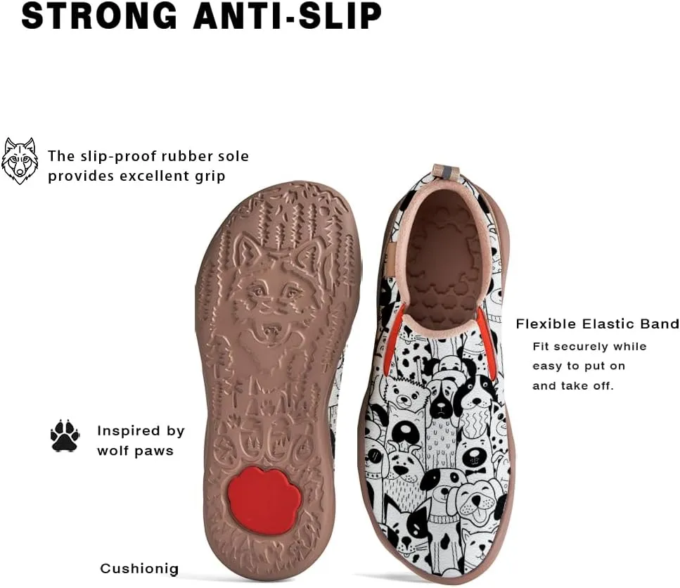 Boys Slip On Shoes Girls Loafers Cartoon Painted Sneakers