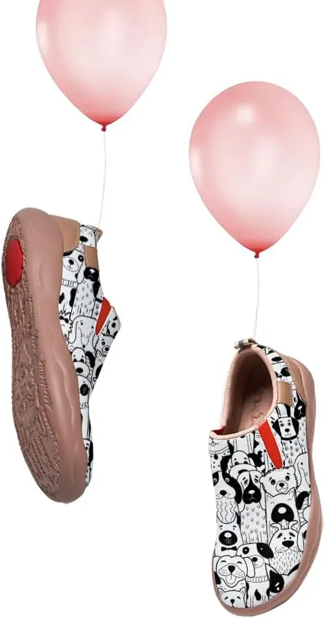Boys Slip On Shoes Girls Loafers Cartoon Painted Sneakers
