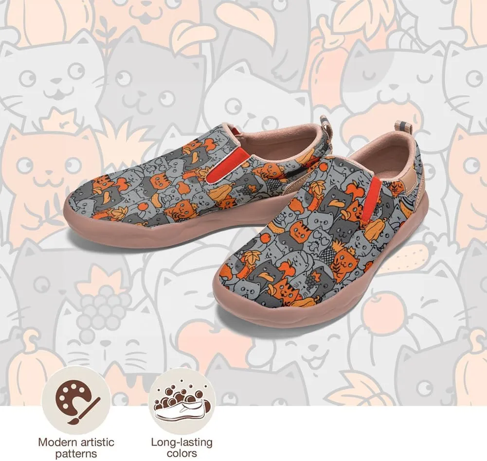 Boys Slip On Shoes Girls Loafers Cartoon Painted Sneakers