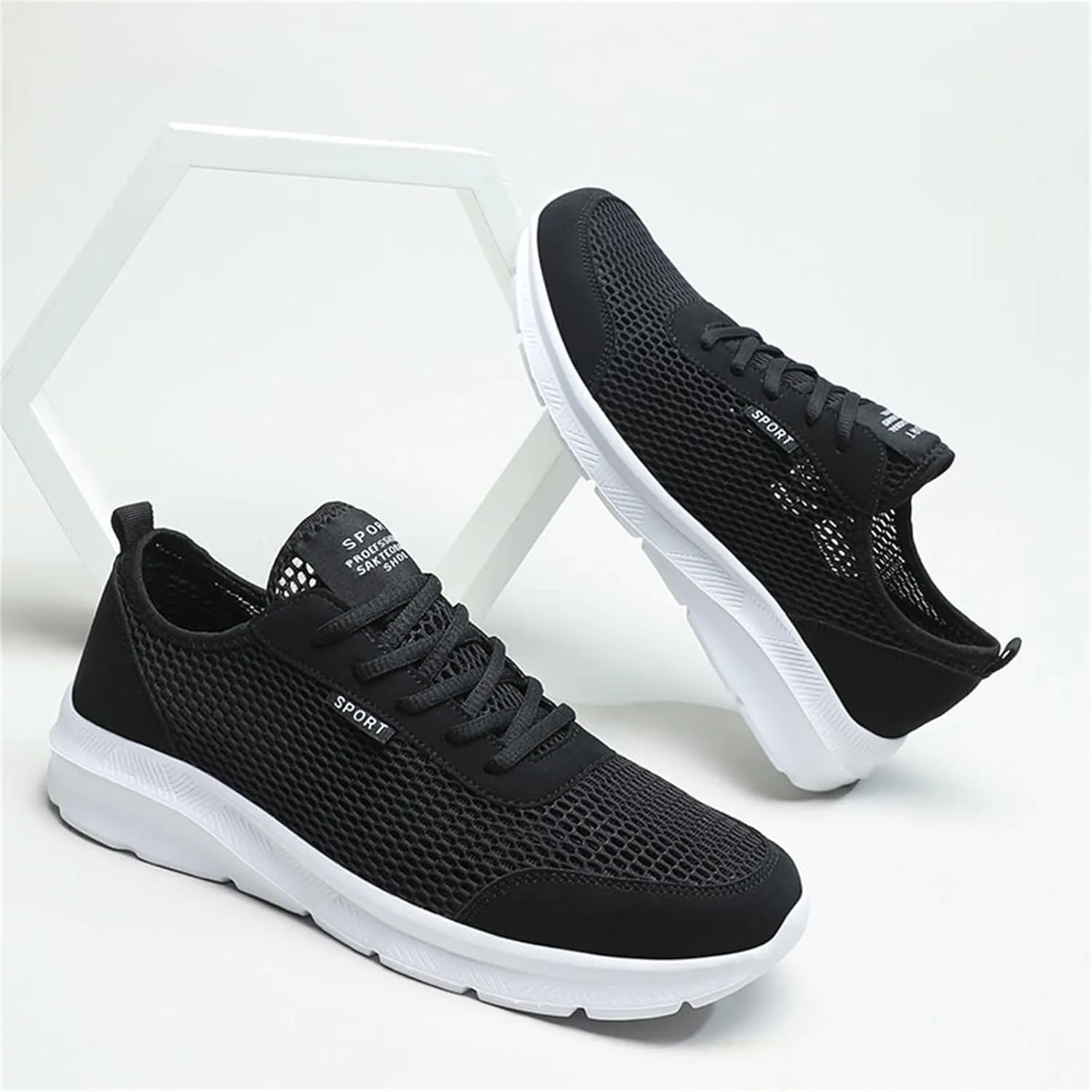 Breathable Dress Sneaker Fashion Summer Men Breathable Mesh Lightweight Comfortable Casual Shoes