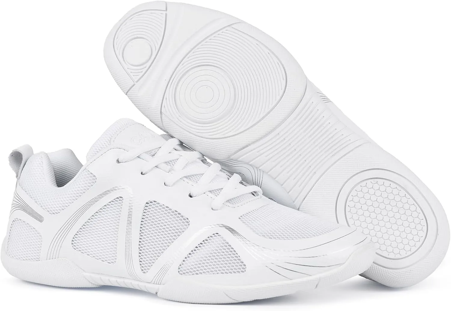 CADIDL Cheer Shoes for Women White Cheerleading Athletic Dance Shoes Girls Flats Tennis Walking Sneakers