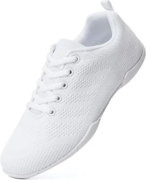 CADIDL Cheer Shoes Women White Cheerleading Dance Shoes