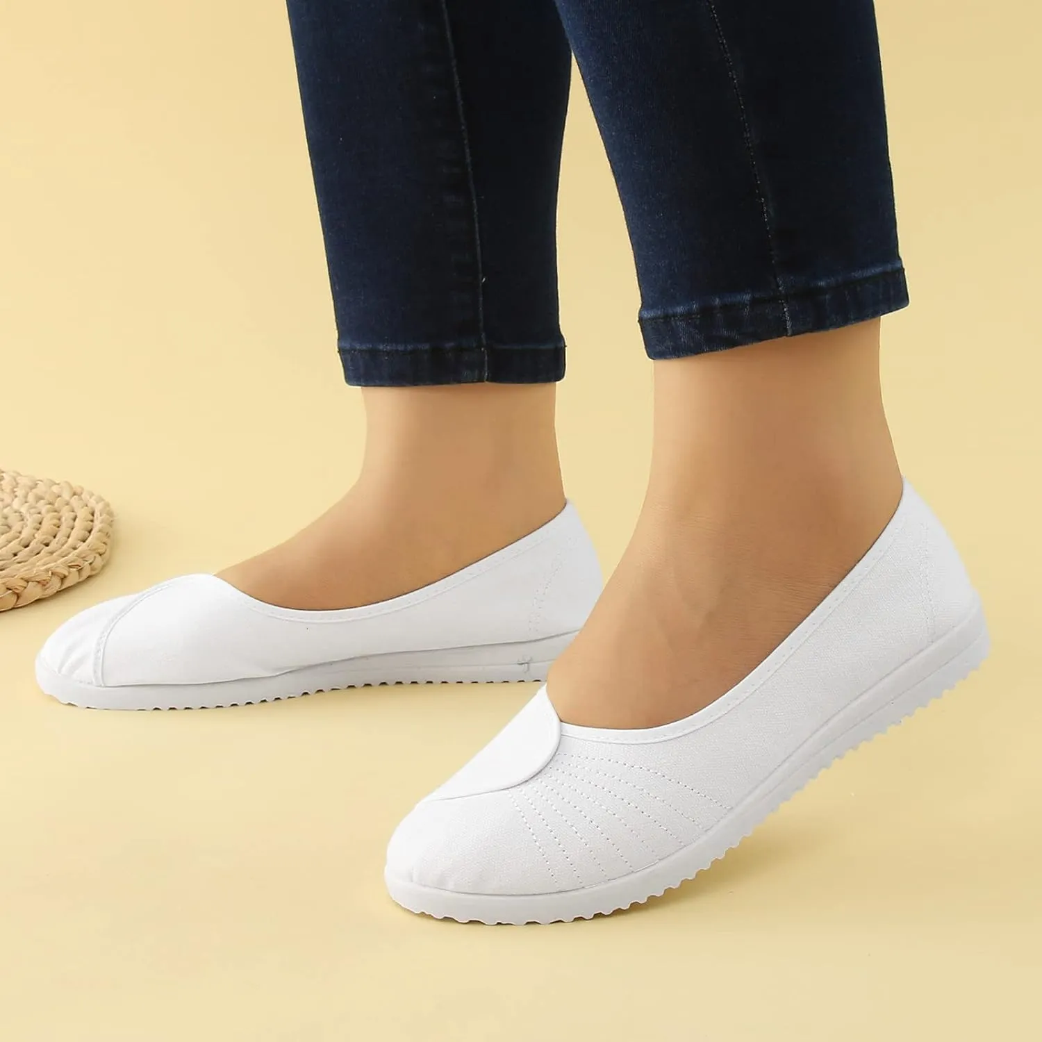 Casual Boat Loafers Shoes for Women Work Shoes Comfort Walking Shoes Women's Loafers Fashion Comfortable Flats