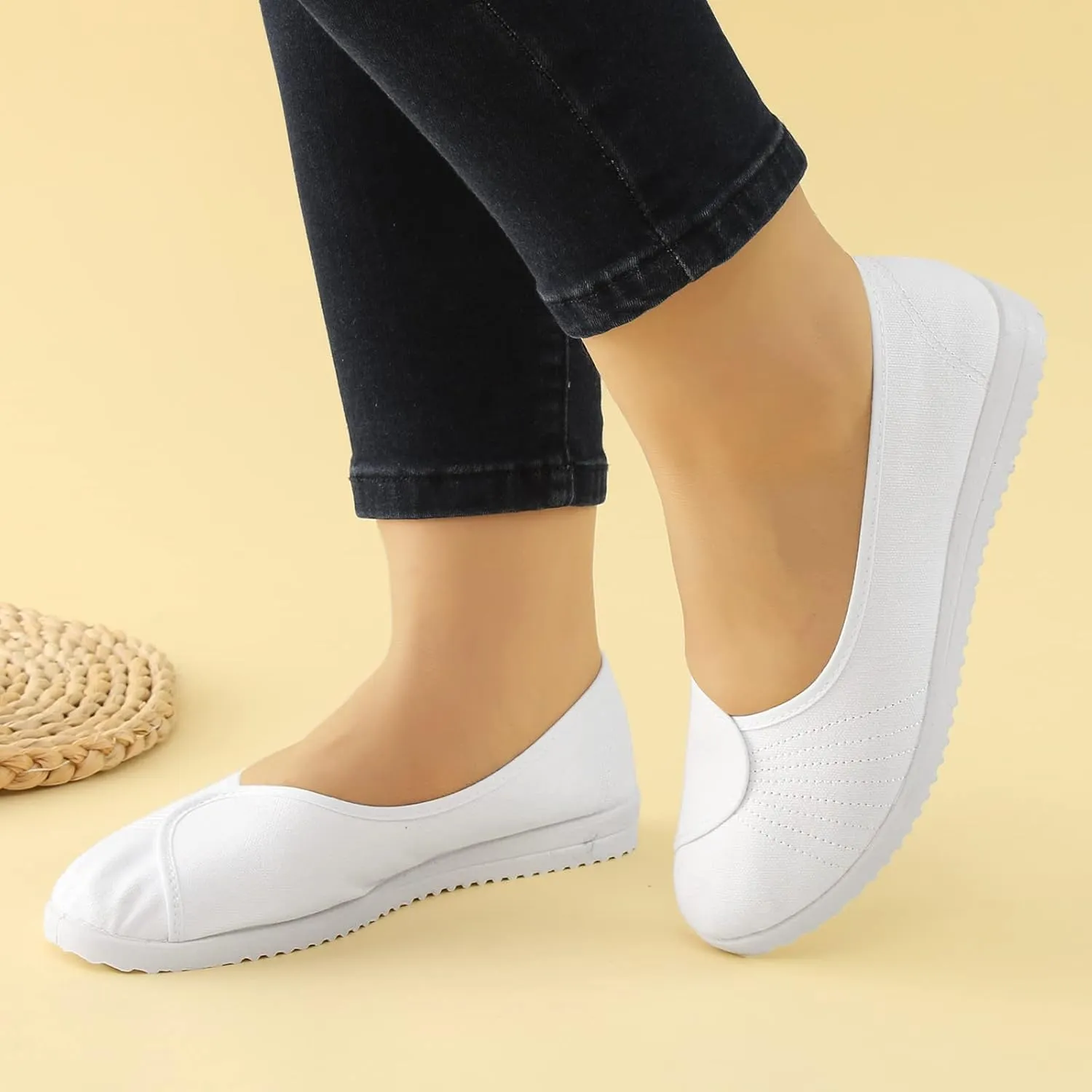 Casual Boat Loafers Shoes for Women Work Shoes Comfort Walking Shoes Women's Loafers Fashion Comfortable Flats