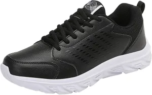Casual Shoes for Men Spring and Men's Sneakers Flat Soft Bottom Lightweight Lacing Solid Color Comfortable Casual
