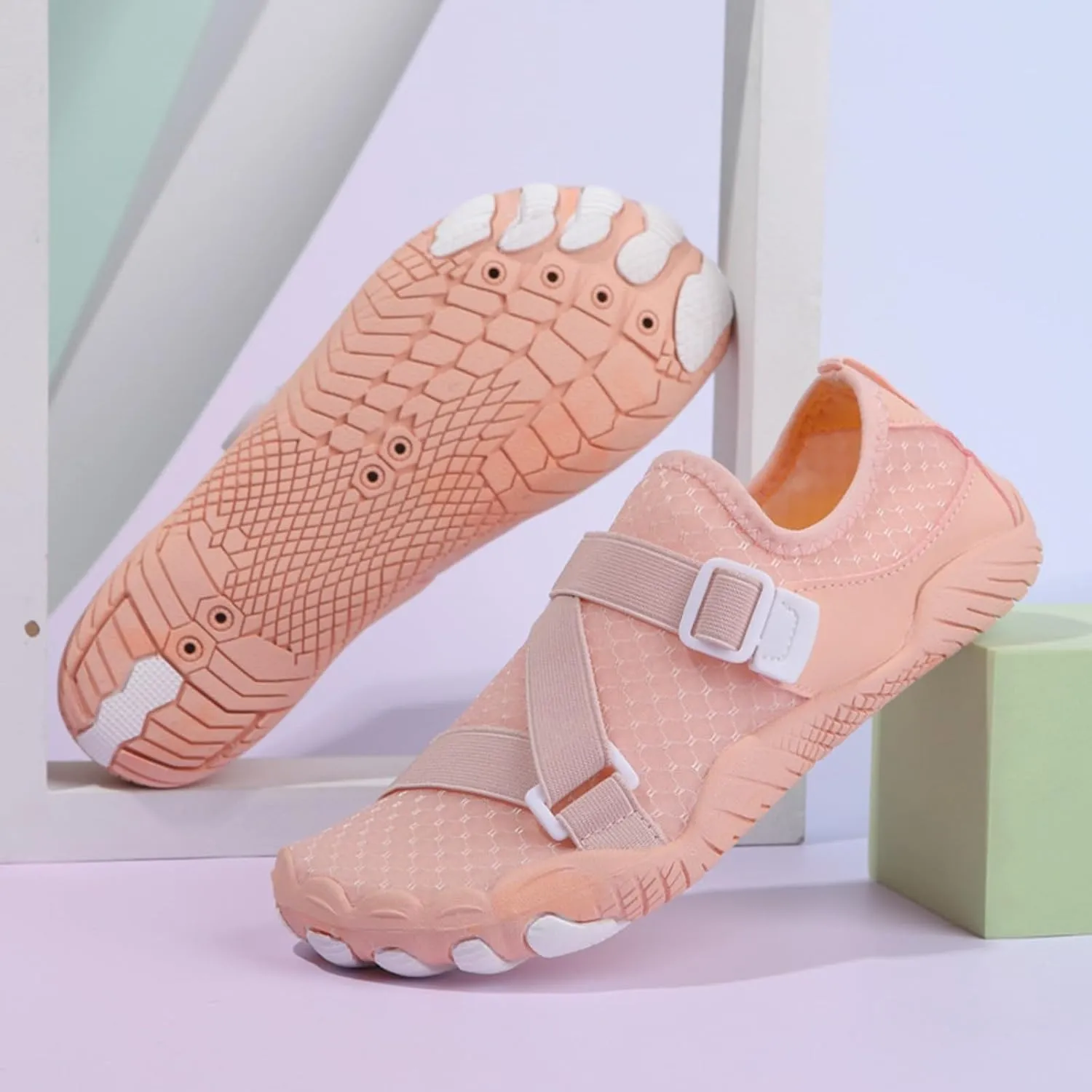Casual Shoes Lace up Water Shoes for Women Men Beach Athletic Barefoot Summer Outdoor Sports for Hiking