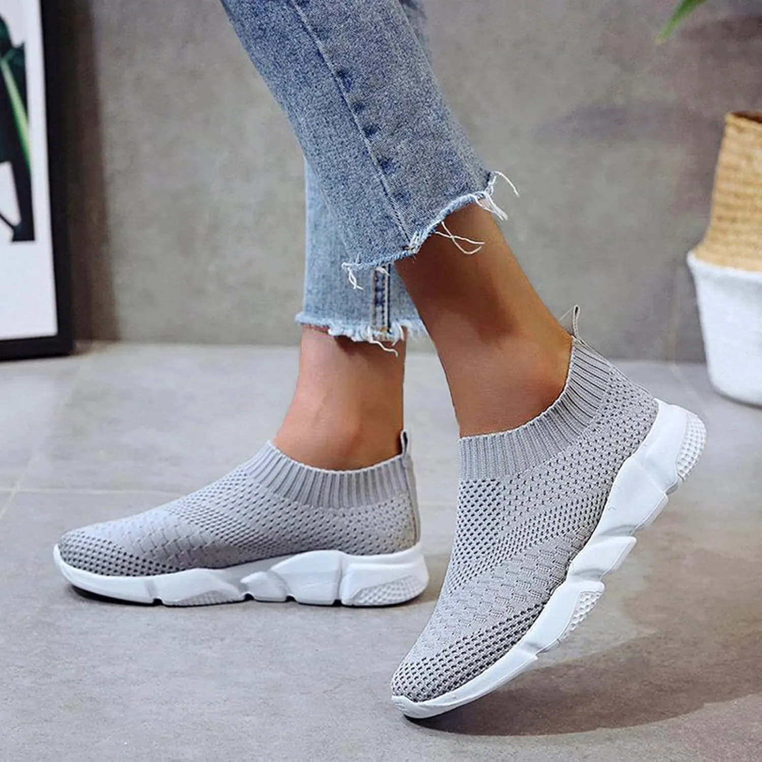 Casual Sneakers for Women Platform Tenis para Caminar Y Correr De Mujer Comodos Hiking Shoes Women Lightweight All Weather Sneakers for Women Fashion Platform White Womens Shoes Casual Slip Ons Mules