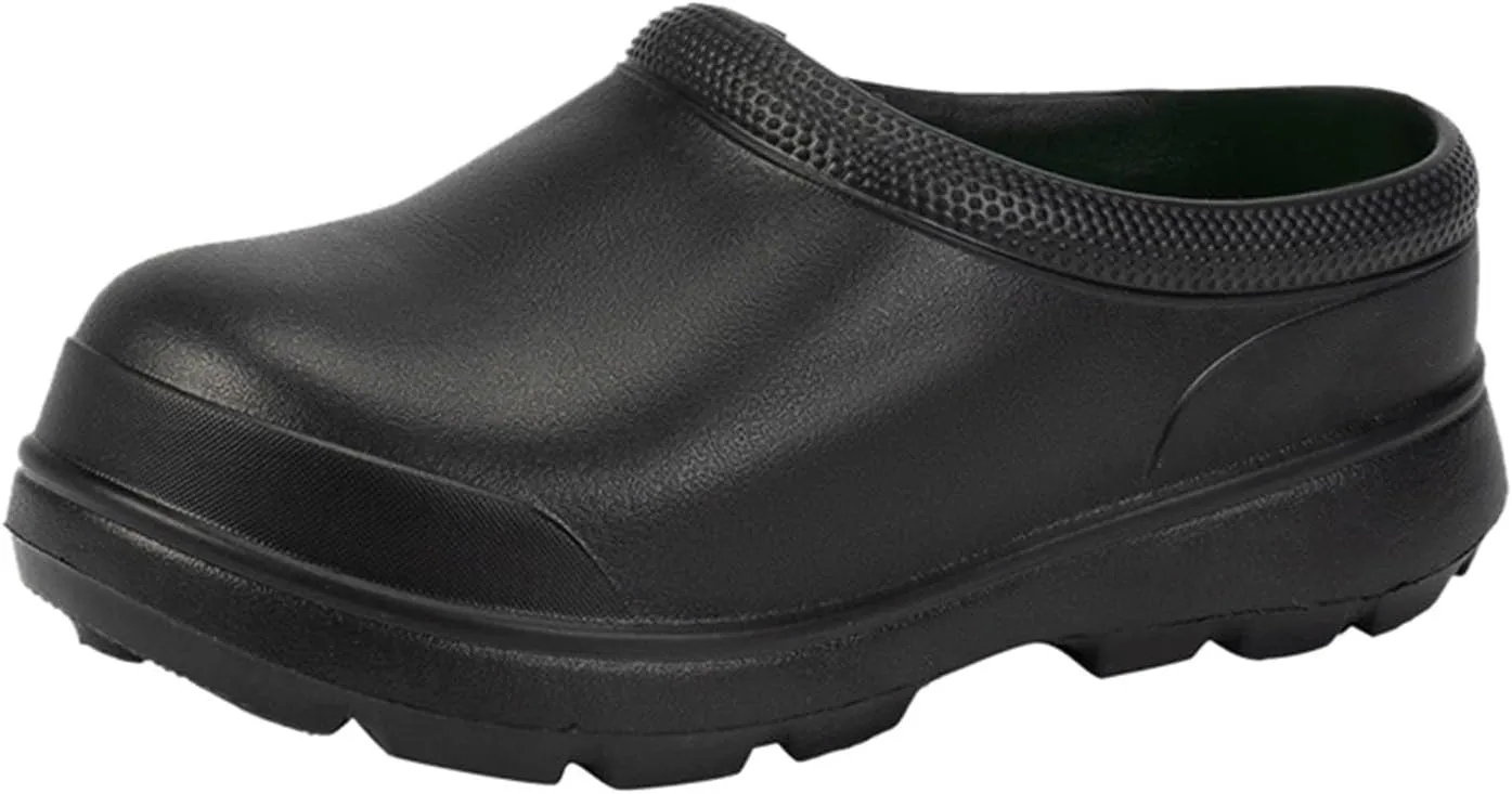 Chef Shoes Non Slip Clogs Work Kitchen Shoes Zapatos De Chef for Mens Slippers Plaid