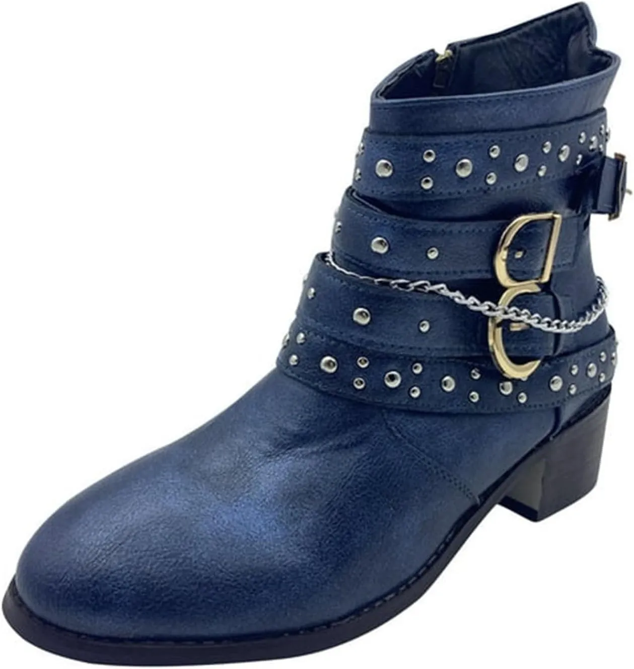 Chelsea Bootie Womens Lace Up Ankle Boots Wide Width High Ankle Boots Low Heel Womens 2024 High Heel Ankle Boots with Buckle Women's Ankle Boots Low Heel Comfortable Lace Ankle Boots