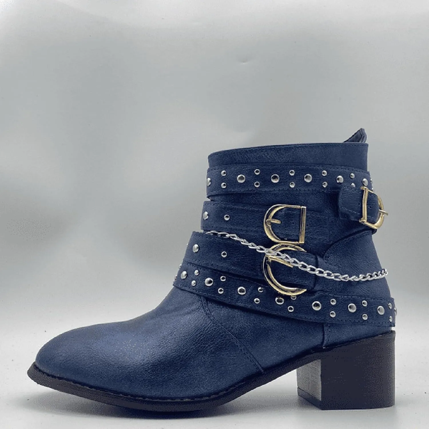 Chelsea Bootie Womens Lace Up Ankle Boots Wide Width High Ankle Boots Low Heel Womens 2024 High Heel Ankle Boots with Buckle Women's Ankle Boots Low Heel Comfortable Lace Ankle Boots