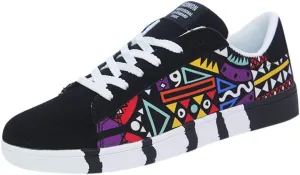 Chunky Sneakers Women Comfy Slip On Shoes for Women Slip On Gym Shoes for Women Wide Width Women's Running Shoes All Black Fashion Sneakers Shoes for Women