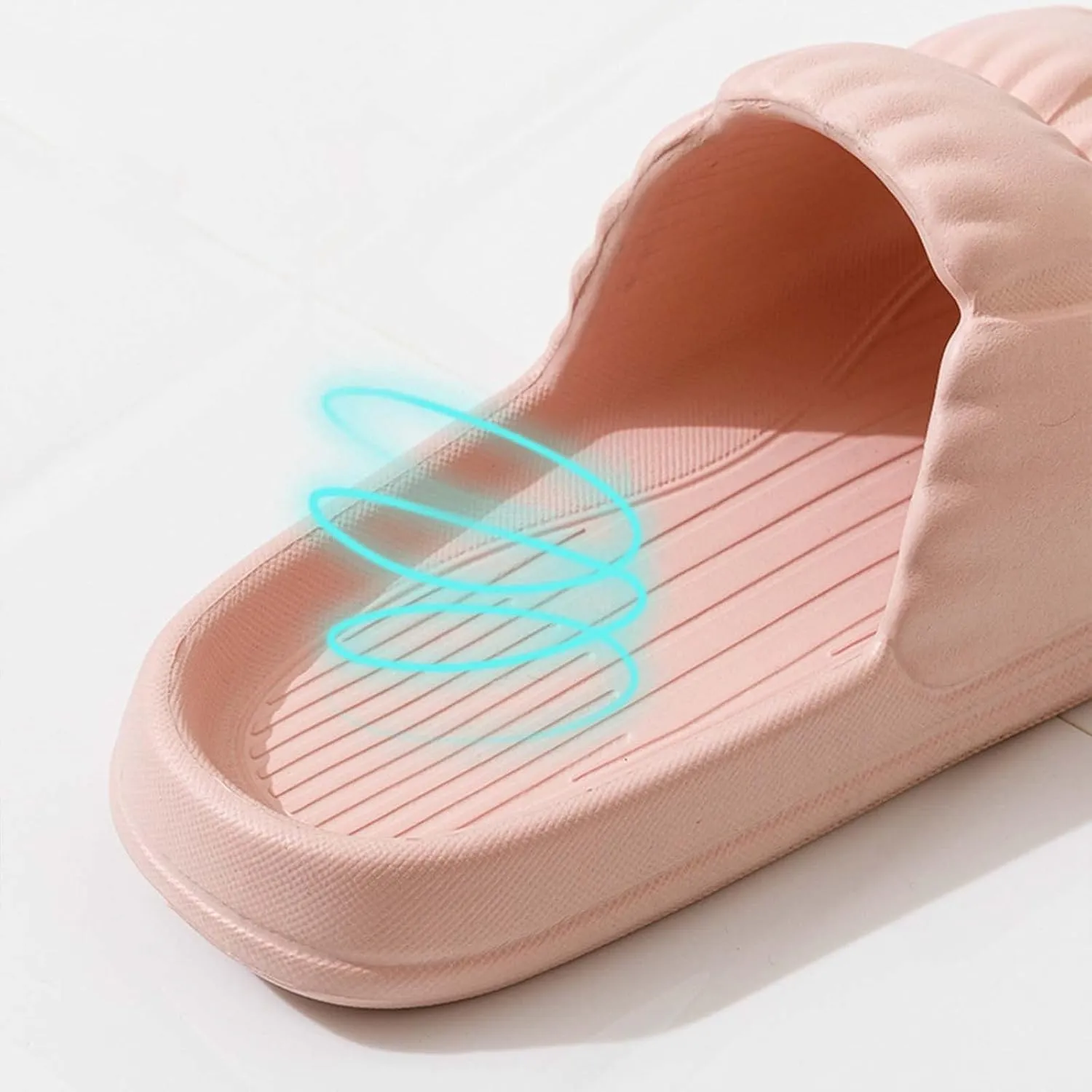 Cloud Slippers for Women and Men Home Couple Shoes Indoor Outdoor Soft Soled Pillow Slippers Super Comfy Non-Slip Bathroom Shower Slides Unisex