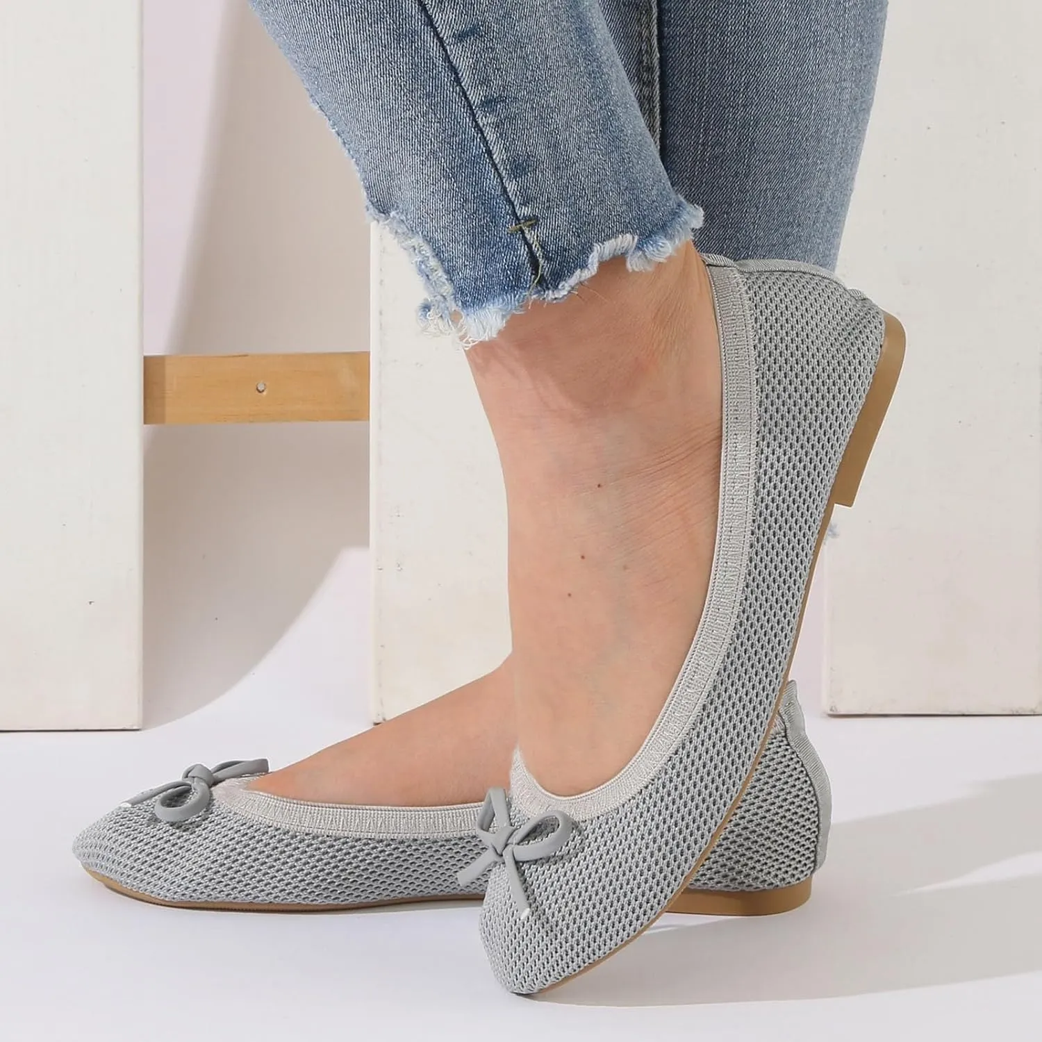Comfortable & Light-Weight Flat Women Shoes Fashionable Flat Sole Single Shoes Fly Woven Thickened Soft Sole