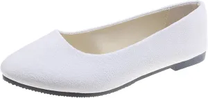 Comfortable & Light-Weight Flat Women's Shoes Pointed Toe Ballet Shoes for Women Slip On Comfortable Dress Work Walking Casual