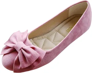 Comfortable & Lightweight Loafers Women Singles Shoes Flat Shoes Bowknot Casual Slip On Work