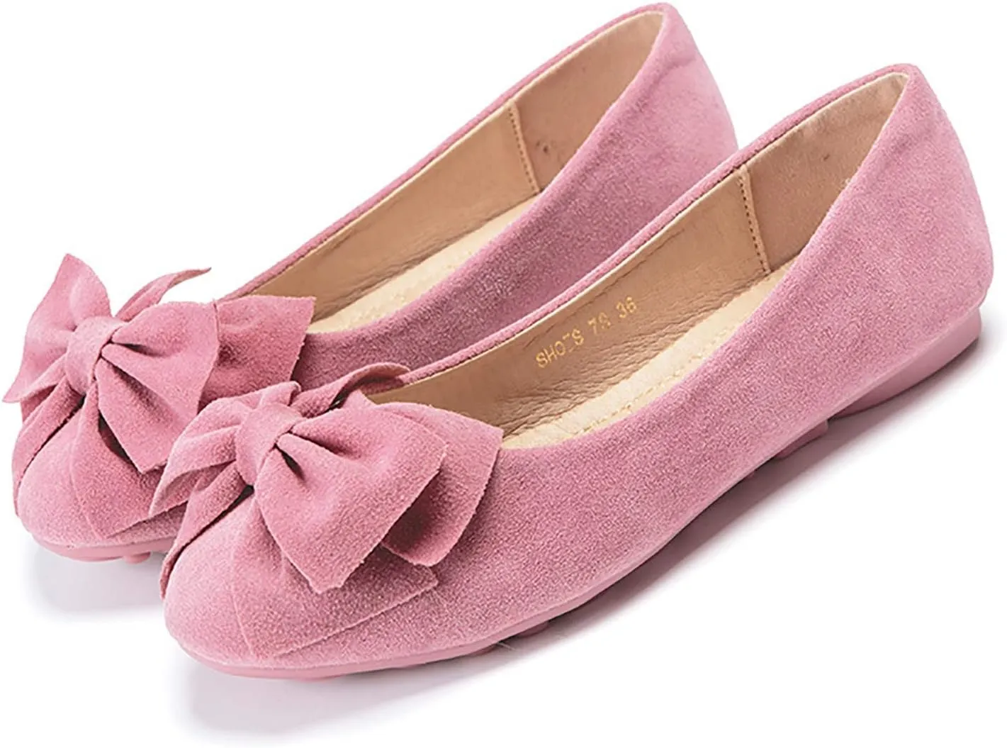 Comfortable & Lightweight Loafers Women Singles Shoes Flat Shoes Bowknot Casual Slip On Work