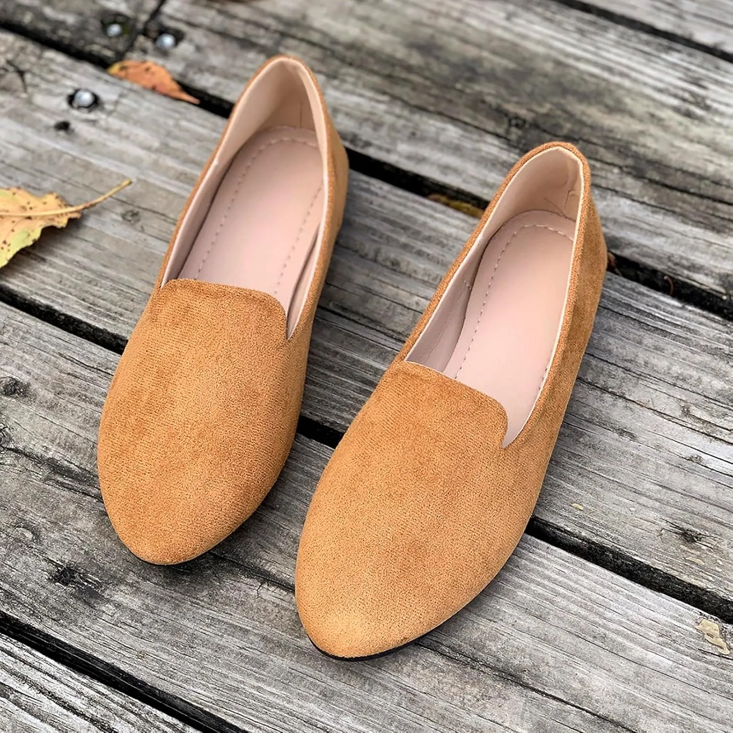 Comfortable Work Shoes Round Toe for Women Dressy Comfortable Slip On Dress Business Casual Shoes for Women