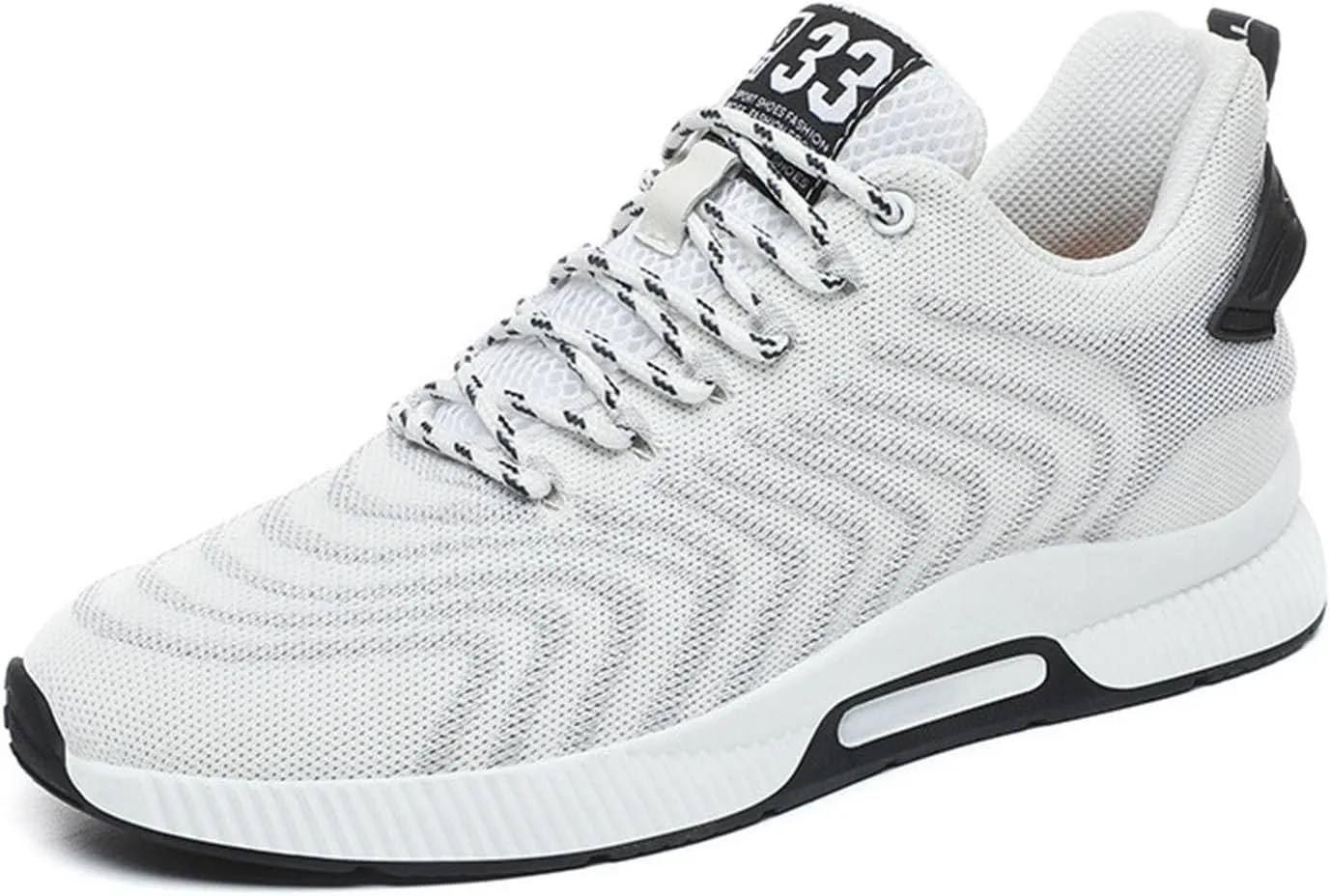 Couple Men's Elevator Shoes Men's Casual Mesh Trainers Lightweight Breathable Lace Up Sports Shoes with Hidden Lift Heel for Men Cm Mens Sneaker Boots Size 9