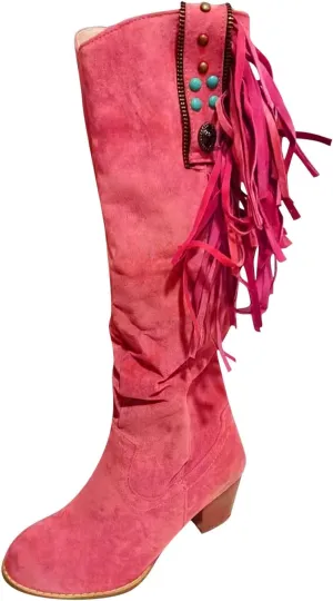 Cowboy Boots For Women Sequin Performance Low Chunky Heels Western Cowboy Boots Knee High Zipper Buckle Bootie