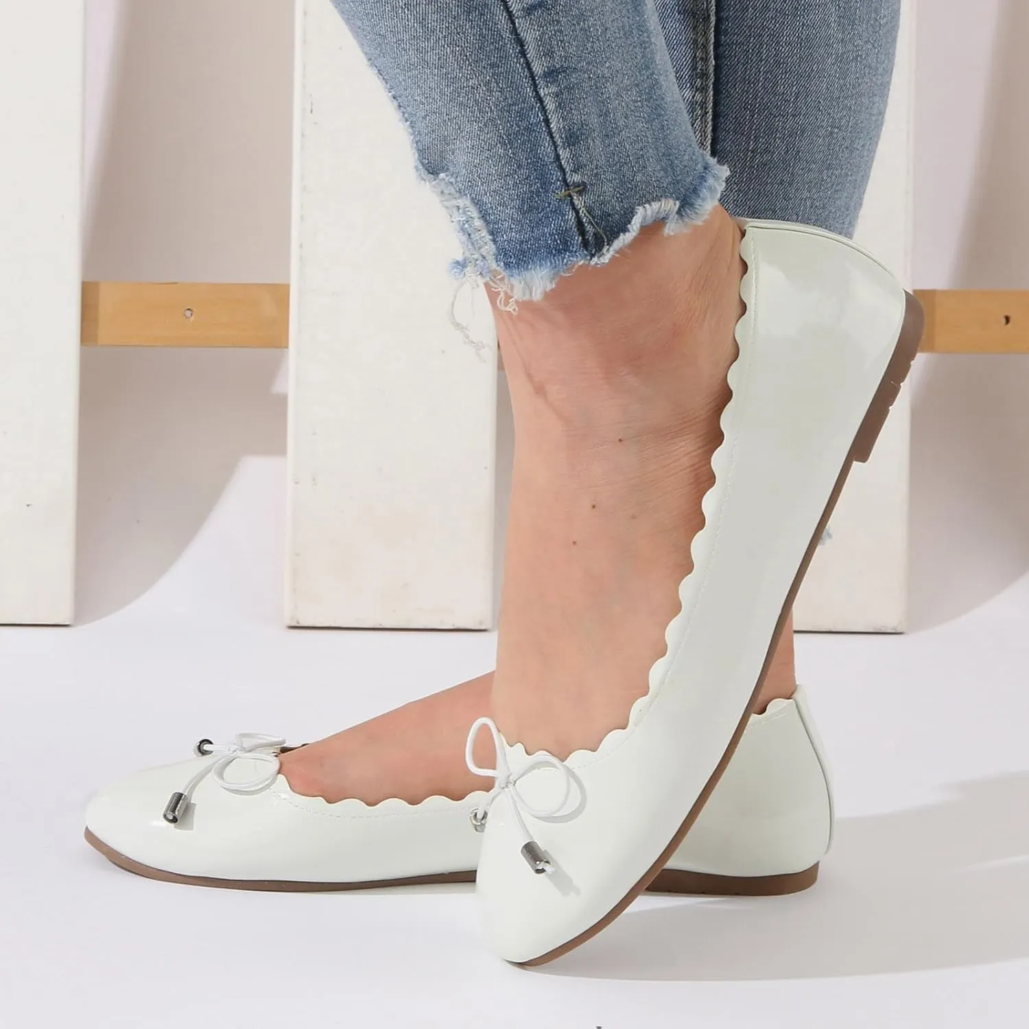 Cute Loafers Slip On Ballet Flat Women Shoes Fashionable Flat Sole Single Shoes Fly Woven Thickened Soft Sole