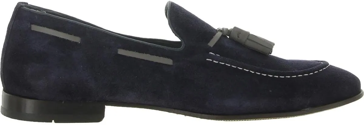 Donald J. Pliner Mens Thomas Suede Tassel Loafers