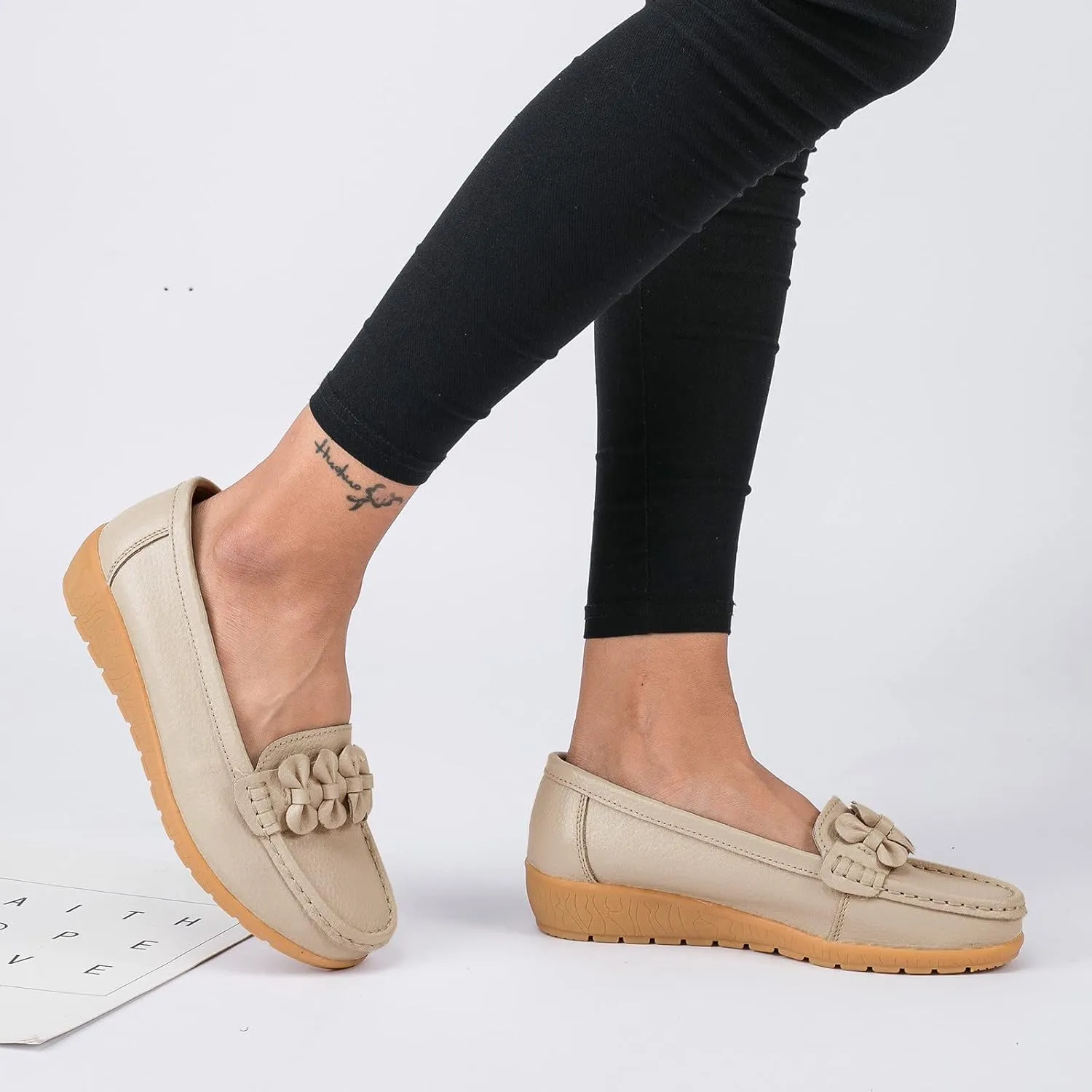 Dress Shoes for Women Low Heels Comfortable Women Loafers Slip on Non Slip Low Top CasualCover Heel Round Toe Womens Christmas Shoes Tennis Shoes Womens