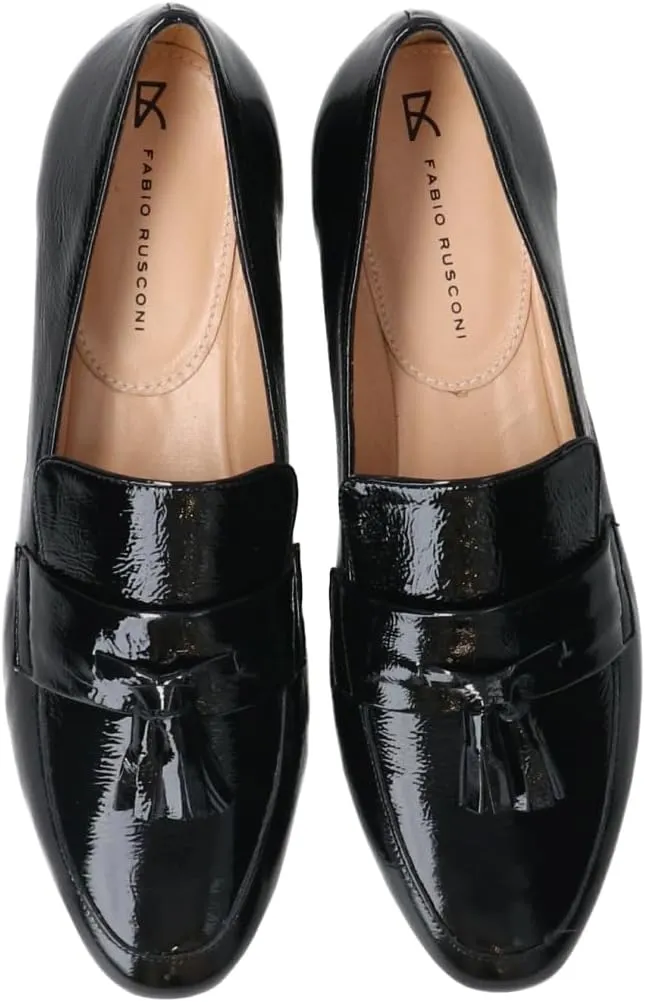 Fabiorconi F41637 Women's Flat Heel Tassel Loafers