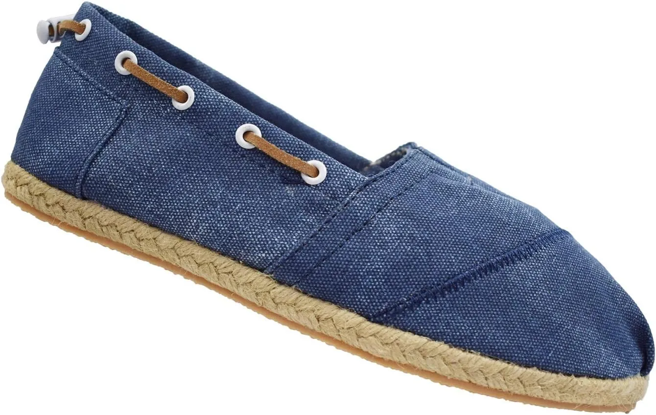 Farasion Women's Canvas Slip-On Shoes with Padded Insole