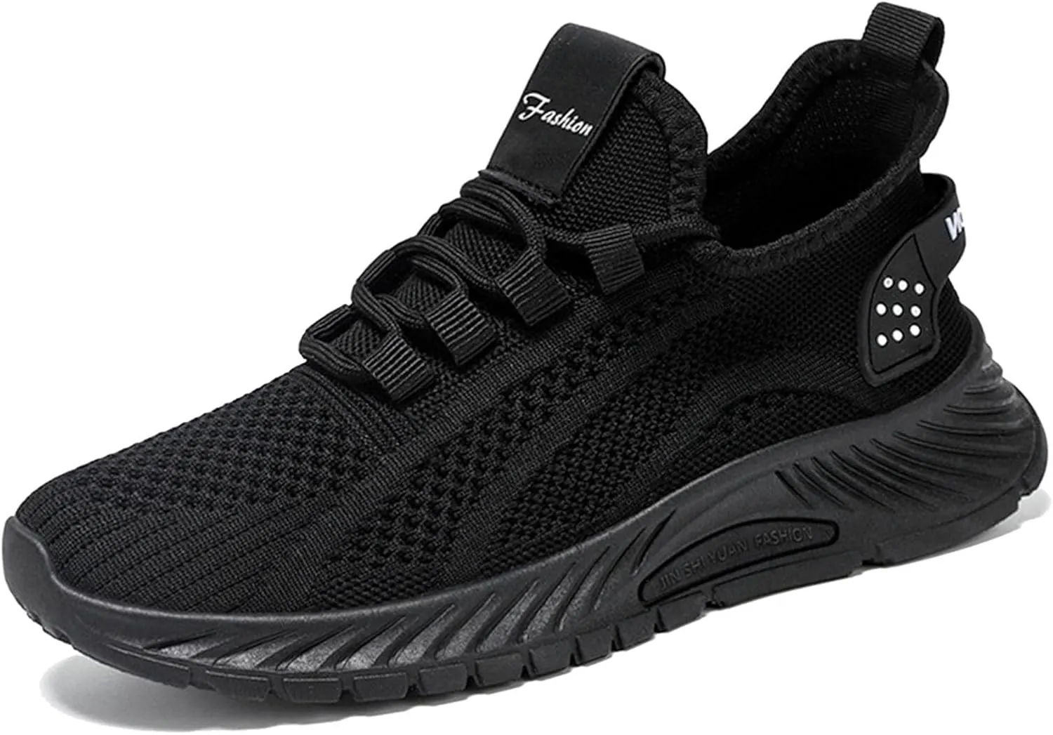 Flying Weaving Sneakers Women New Korean Fashion Round Head Lace Up Casual Shoes Thick Bottom Running Shoes Working