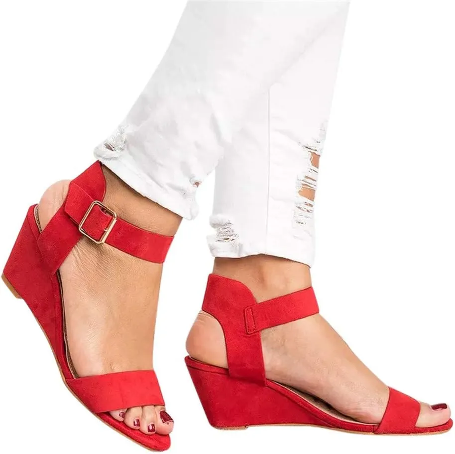Gibobby Sandals for Women Dressy,Fashion Chunky Heel Sandal Open Toe Wedding Pumps Ankle Strap Evening Party Shoes