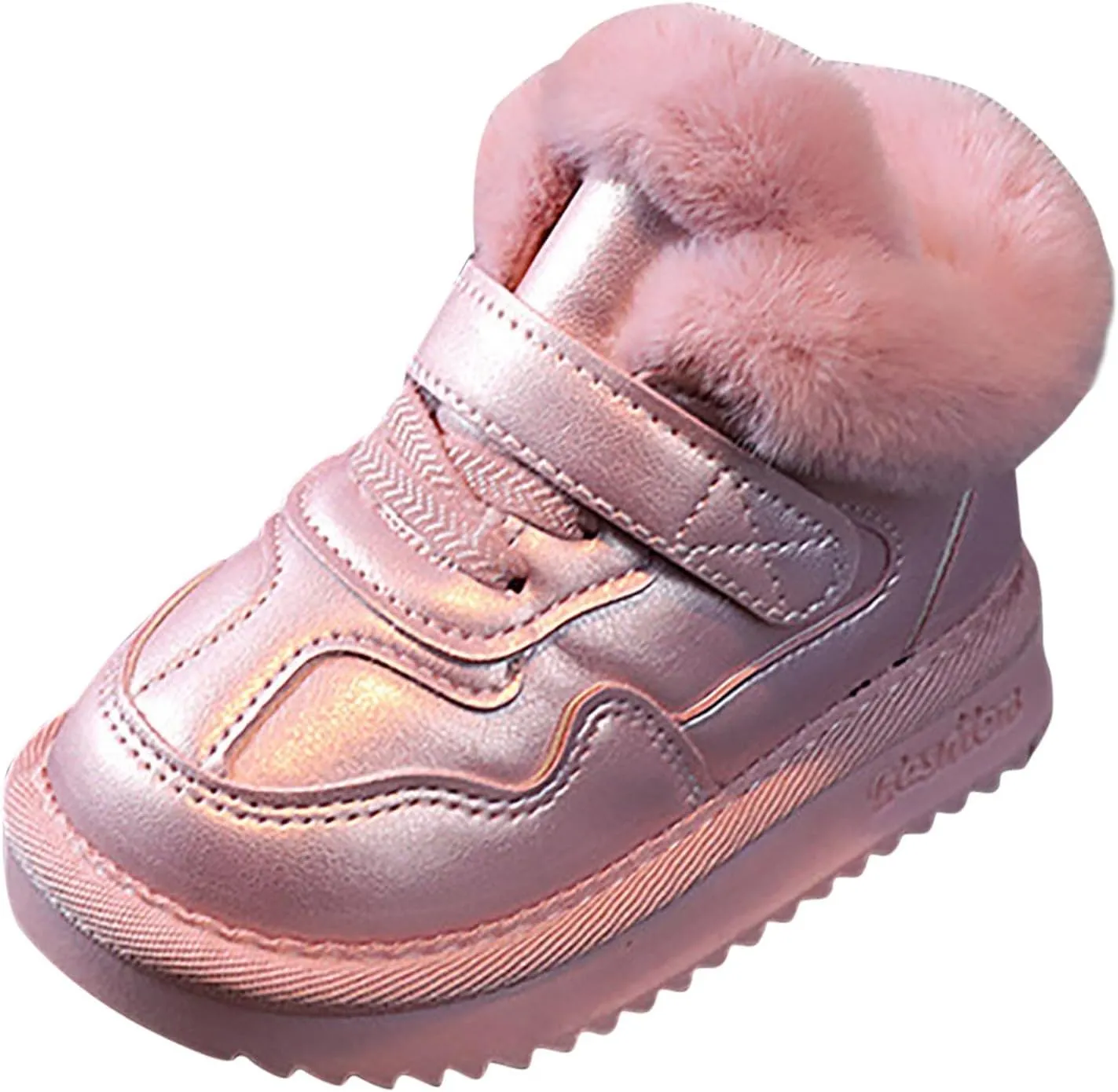Girls Boots Kids Ankle Boots for Girls Easy on Off Side Zipper Boots Western Booties Cowboy Boots