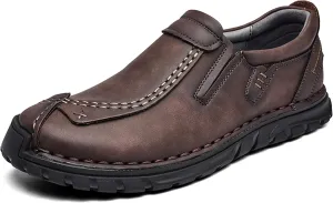 Honeystore Men's Loafers Flats Driving Casual Slip-on Shoes