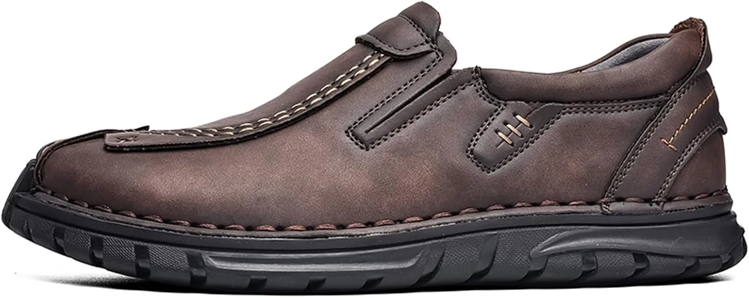 Honeystore Men's Loafers Flats Driving Casual Slip-on Shoes