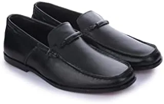 LIBERTYZENO Mens Genuine Leather Tassel Loafer Slip On Dress Shoes