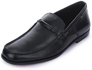 LIBERTYZENO Mens Genuine Leather Tassel Loafer Slip On Dress Shoes