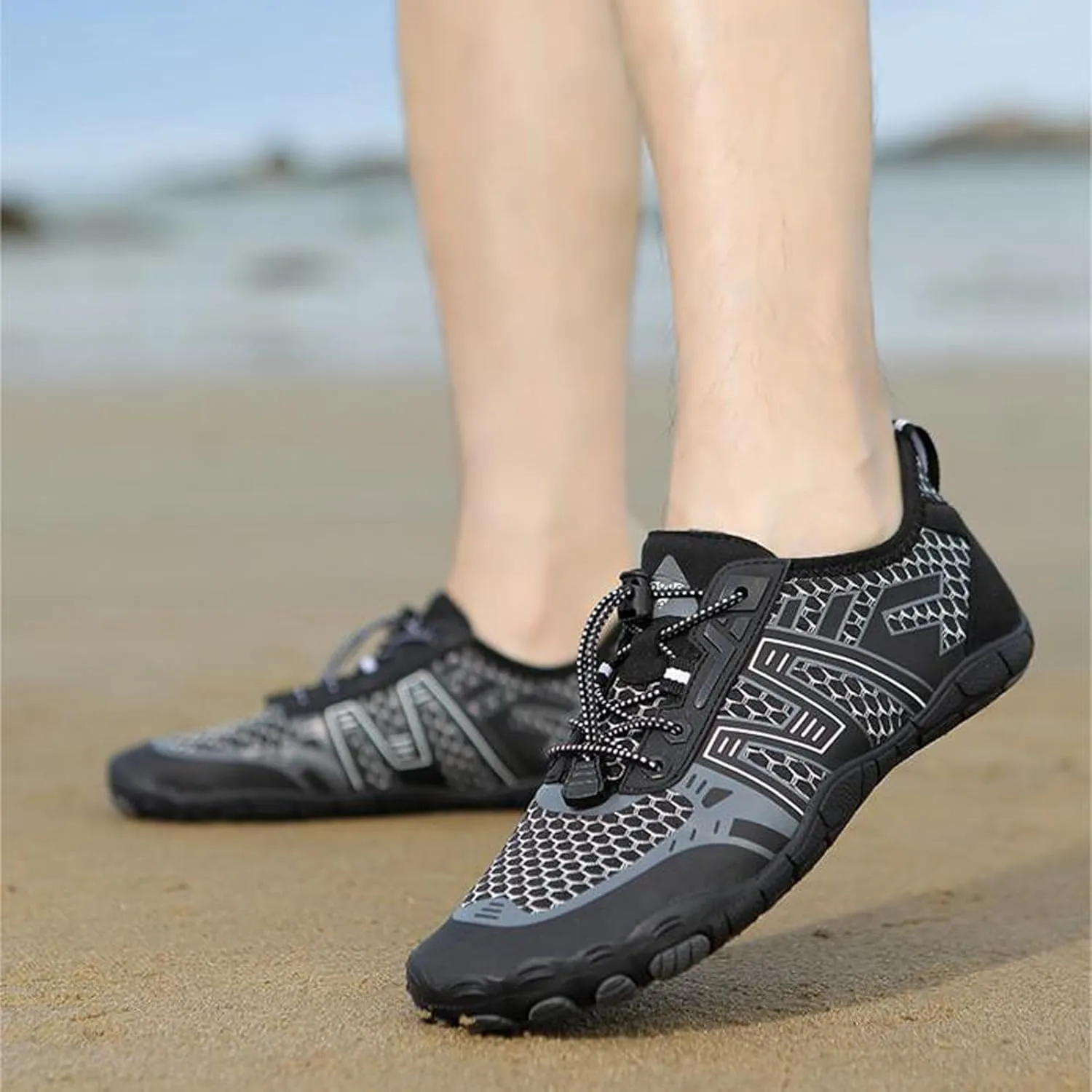 Lightweight Arch Support Sneakers for Men Breathable Mesh Fashion Sneaker Lightweight Non Slip Sneakers for Men