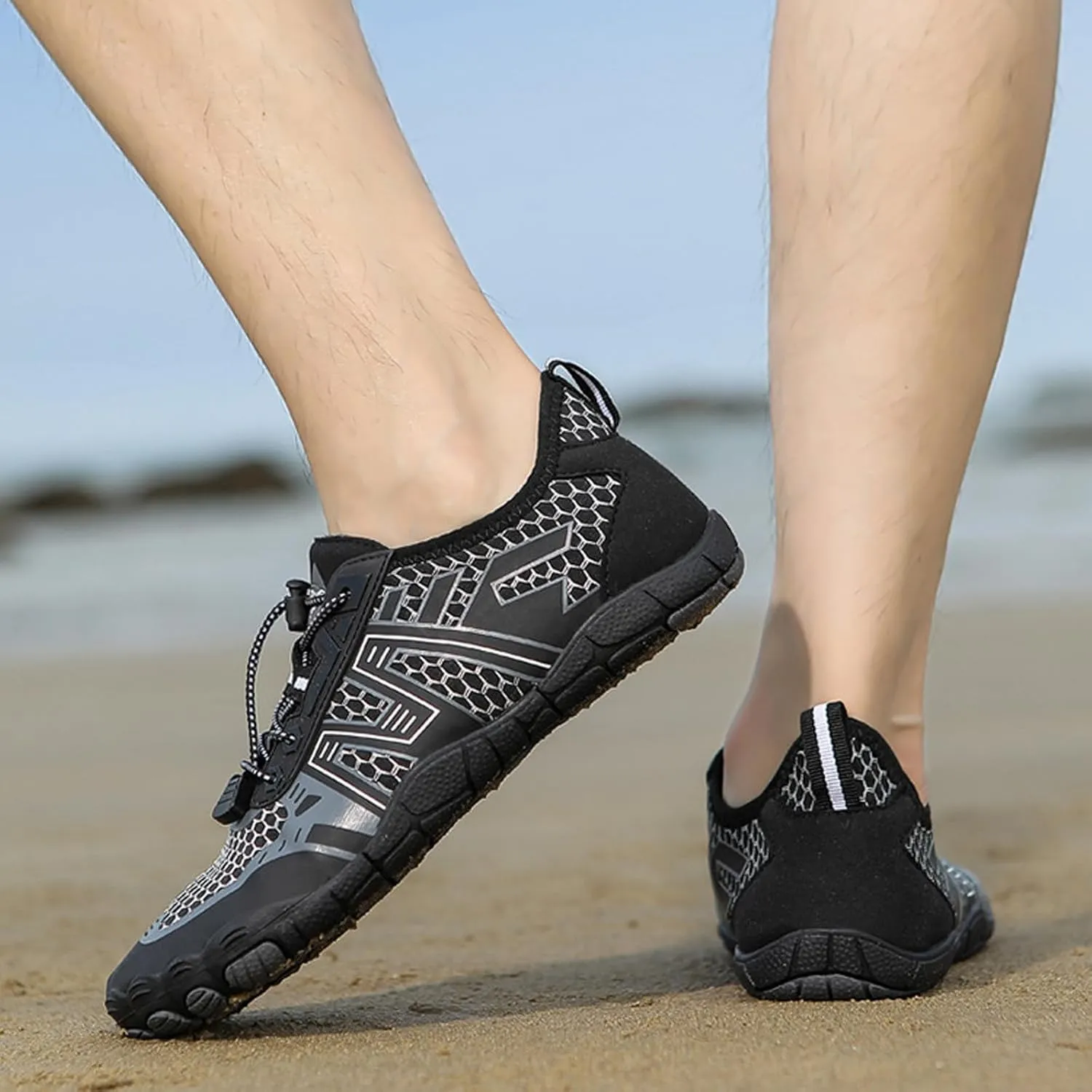 Lightweight Arch Support Sneakers for Men Breathable Mesh Fashion Sneaker Lightweight Non Slip Sneakers for Men