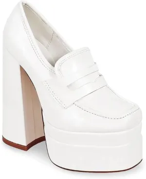Liliana Polyurethane Double Platform Loafer Heel, ARI-12