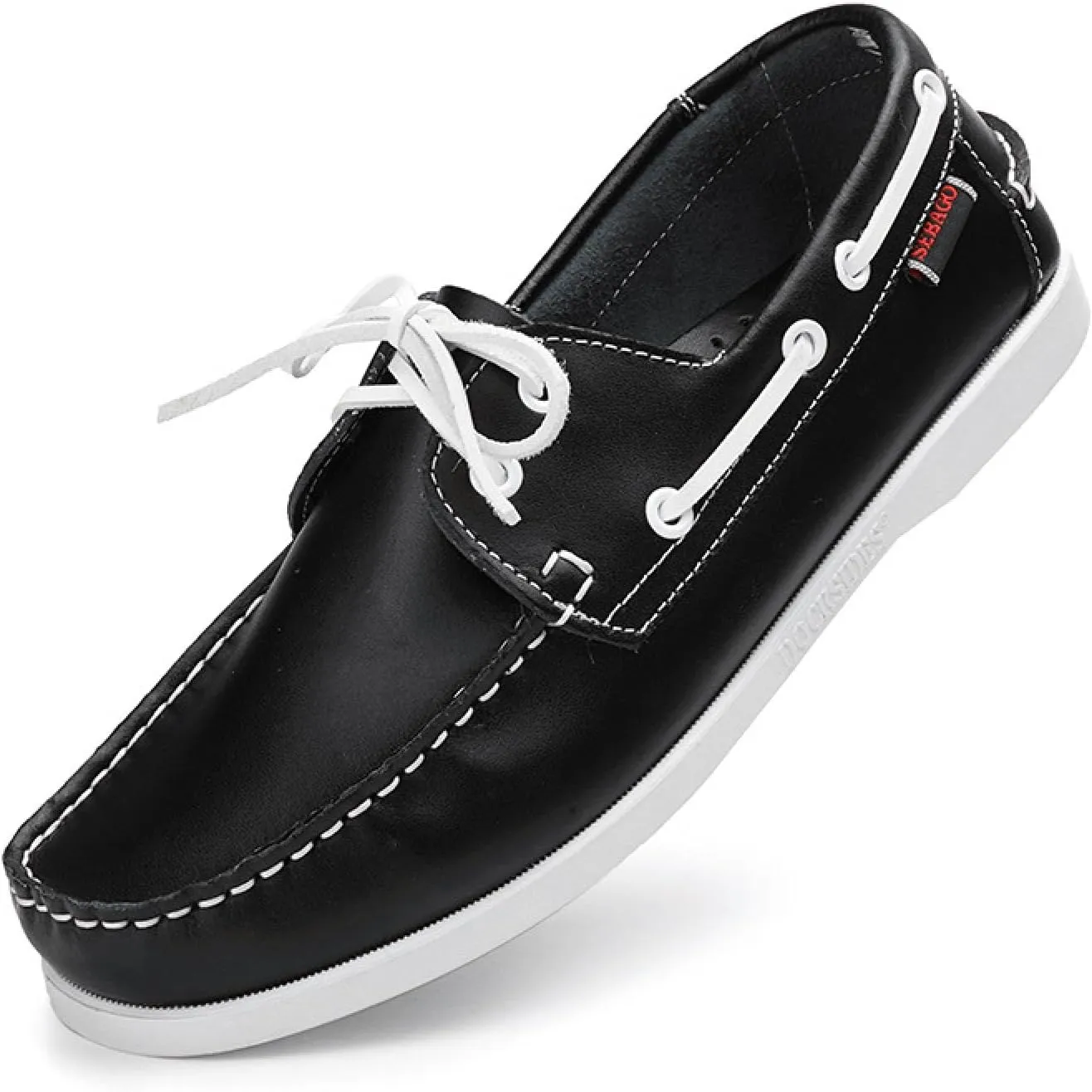 Men's Black Casual Loafers - Size 9.5